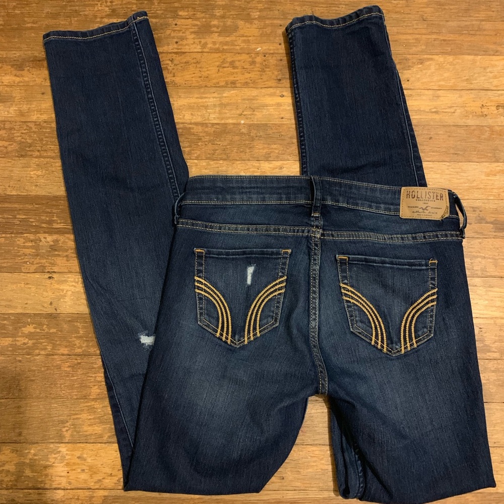 distressed hollister jeans